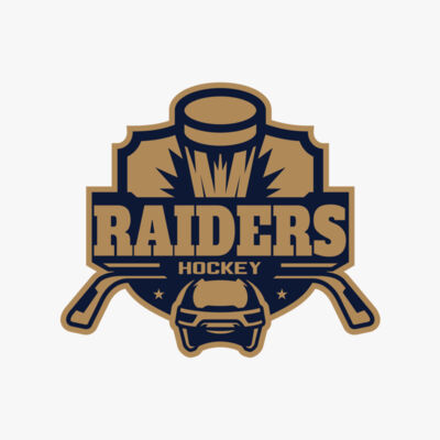 Raiders Hockey logo template Thumbnail