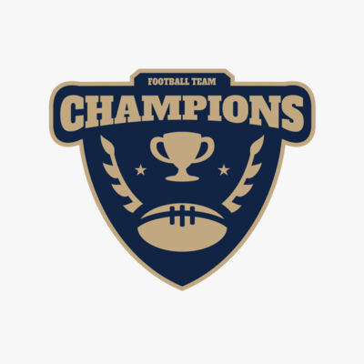 Champions Football Team logo template Thumbnail