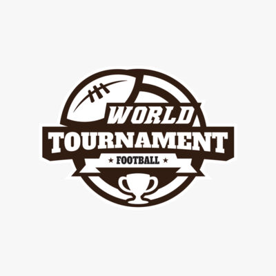 World Tournament Football logo template Thumbnail