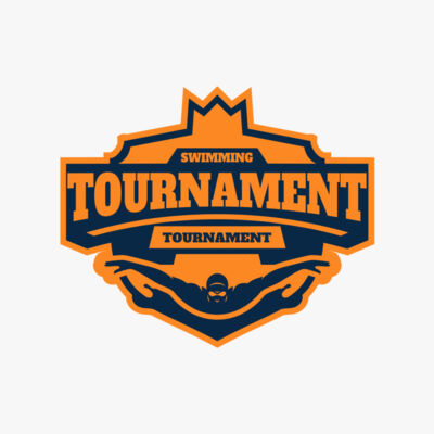 Swimming Tournament logo template Thumbnail