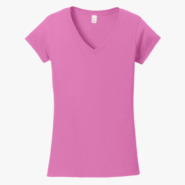 Gildan Softstyle ® Women's Fit V Neck T Shirt 64V00L Softstyle ® Women's Fit V Neck T Shirt Thumbnail