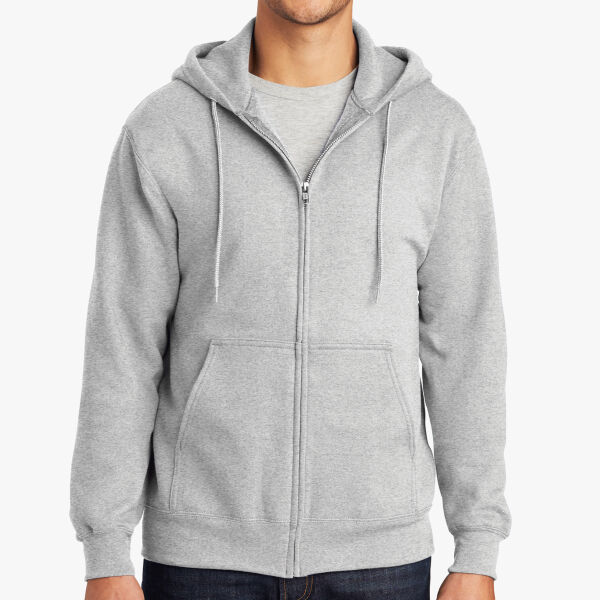 Port & Company Essential Fleece Full Zip Hooded Sweatshirt PC90ZH Essential Fleece Full Zip Hooded Sweatshirt Thumbnail