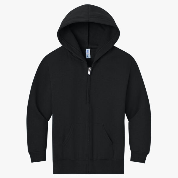 Youth NuBlend ® Full Zip Hooded Sweatshirt Thumbnail
