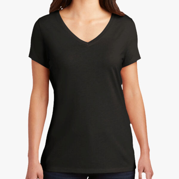 District Women's Perfect Tri ® V Neck Tee DM1350L Women's Perfect Tri ® V Neck Tee Thumbnail
