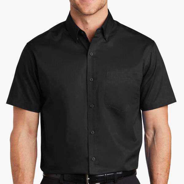 Port Authority Short Sleeve SuperPro ™ Twill Shirt S664 Short Sleeve SuperPro ™ Twill Shirt Thumbnail