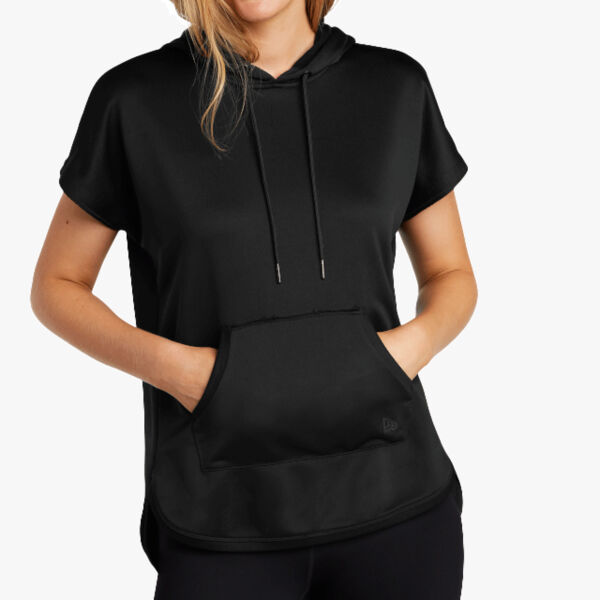 New Era Ladies Performance Terry Short Sleeve Hoodie LNEA533 Ladies Performance Terry Short Sleeve Hoodie Thumbnail