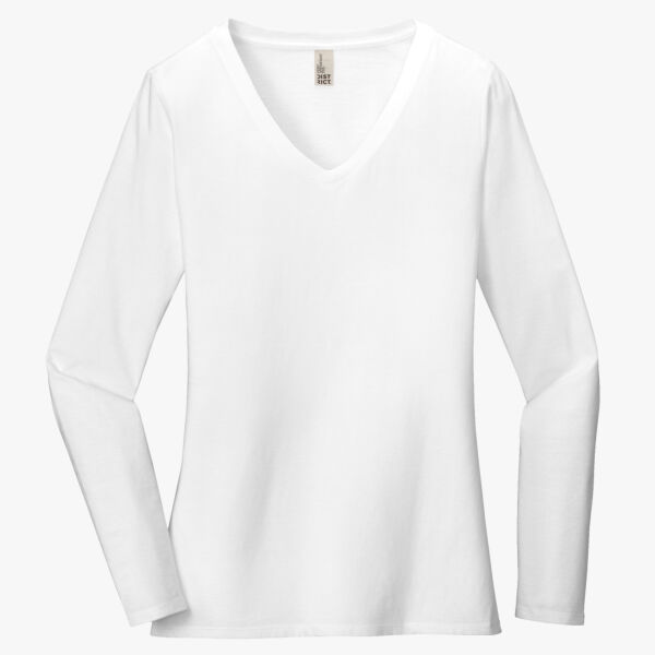 District Women's Very Important Tee ® Long Sleeve V Neck DT6201 Women's Very Important Tee ® Long Sleeve V Neck Thumbnail