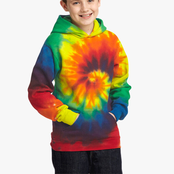 Port & Company Youth Tie Dye Pullover Hooded Sweatshirt PC146Y Youth Tie Dye Pullover Hooded Sweatshirt Thumbnail