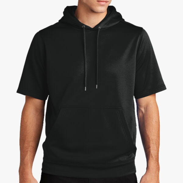 Sport Tek Sport Wick ® Fleece Short Sleeve Hooded Pullover ST251 Sport Wick ® Fleece Short Sleeve Hooded Pullover Thumbnail