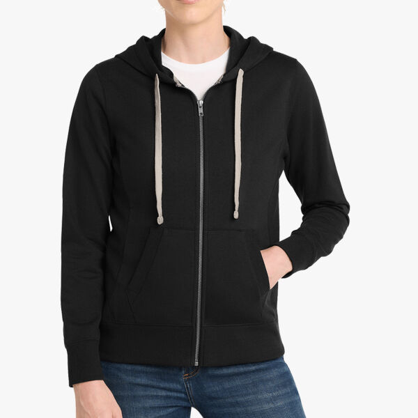 District Women's Re Fleece Full Zip Hoodie DT8103 Women's Re Fleece Full Zip Hoodie Thumbnail