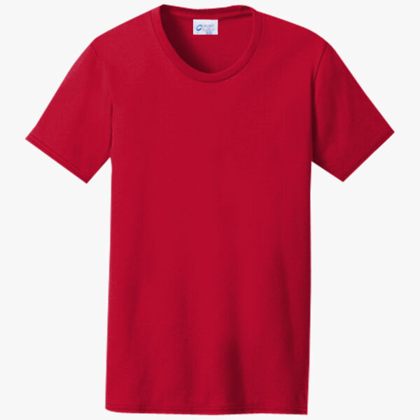 Port & Company Ladies Core Blend Tee LPC55 Ladies Core Blend Tee Thumbnail