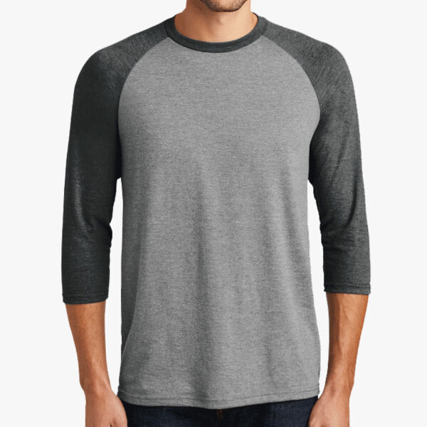 District Perfect Tri ® 3/4 Sleeve Raglan DM136 Perfect Tri ® 3/4 Sleeve Raglan Thumbnail
