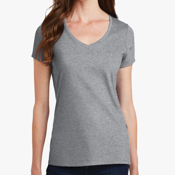 Port & Company Ladies Fan Favorite V Neck Tee LPC450V Ladies Fan Favorite V Neck Tee Thumbnail