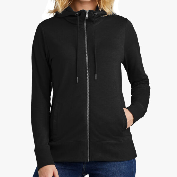 District Women's Featherweight French Terry Full Zip Hoodie DT673 Women's Featherweight French Terry Full Zip Hoodie Thumbnail