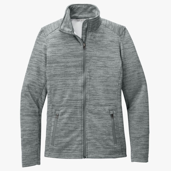 Port Authority Ladies Digi Stripe Fleece Jacket L231 Ladies Digi Stripe Fleece Jacket Thumbnail