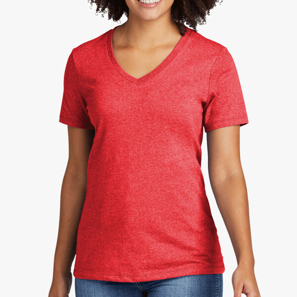 AllMade Women's Recycled Blend V Neck Tee AL2303 Women's Recycled Blend V Neck Tee Thumbnail