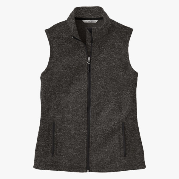 Port Authority Ladies Sweater Fleece Vest L236 Ladies Sweater Fleece Vest Thumbnail