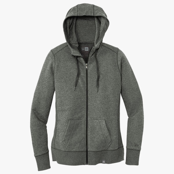New Era Ladies French Terry Full Zip Hoodie LNEA502 Ladies French Terry Full Zip Hoodie Thumbnail