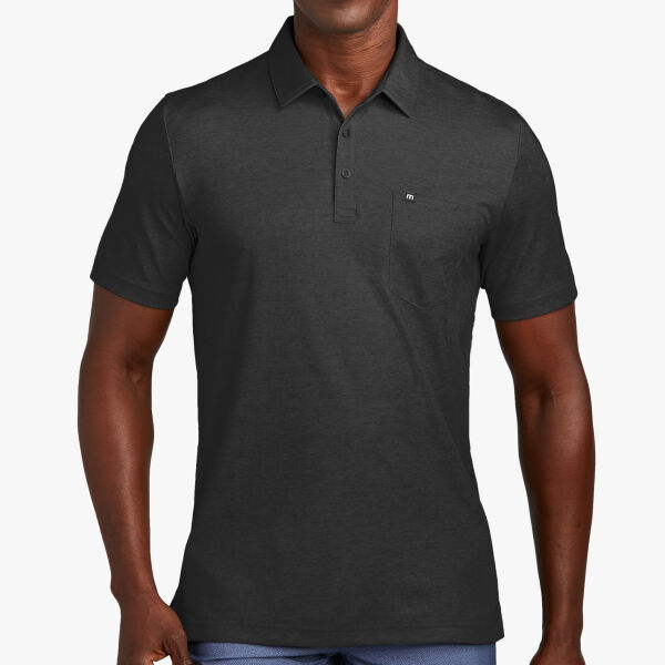 Travis Mathew Oceanside Heather Pocket Polo TM1MY404 Oceanside Heather Pocket Polo Thumbnail