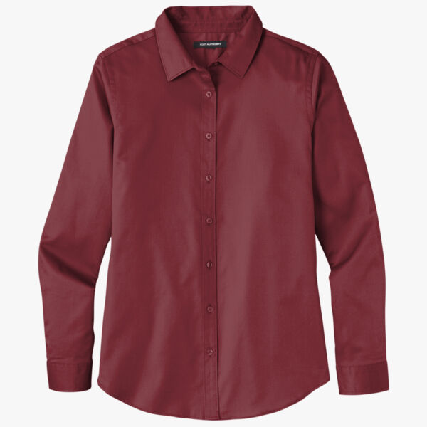 Port Authority Ladies Long Sleeve SuperPro React Twill Shirt LW808 Ladies Long Sleeve SuperPro React Twill Shirt Thumbnail