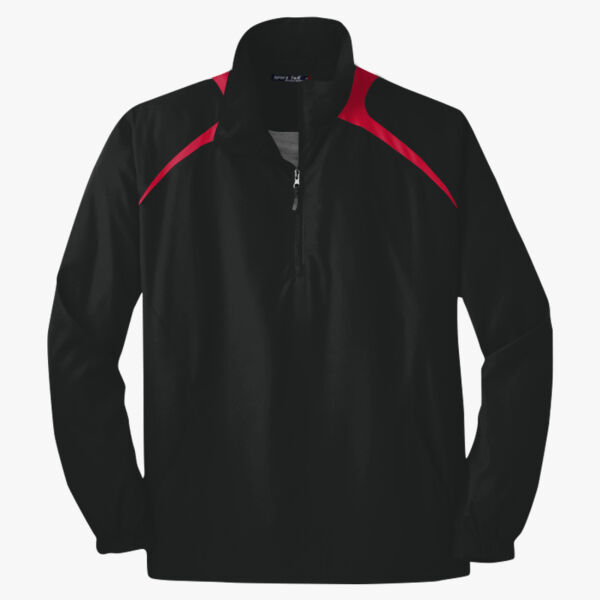 Sport Tek 1/2 Zip Wind Shirt JST75 1/2 Zip Wind Shirt Thumbnail