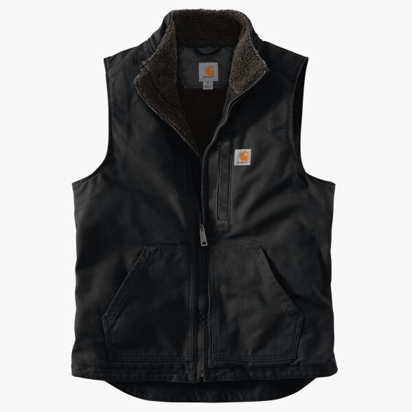 Sherpa Lined Mock Neck Vest Thumbnail