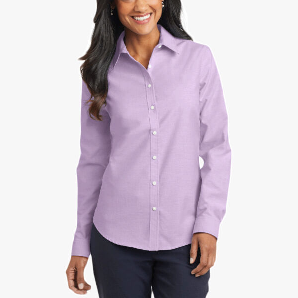 Port Authority Women's SuperPro Oxford Shirt L658 Women's SuperPro Oxford Shirt Thumbnail