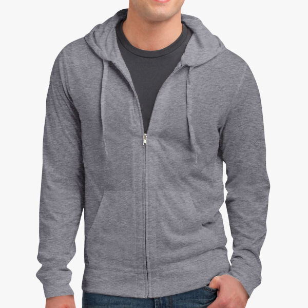 District Jersey Full Zip Hoodie DT1100 Jersey Full Zip Hoodie Thumbnail