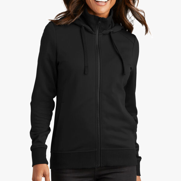 Port Authority Women's Smooth Fleece Hooded Jacket L814 Women's Smooth Fleece Hooded Jacket Thumbnail