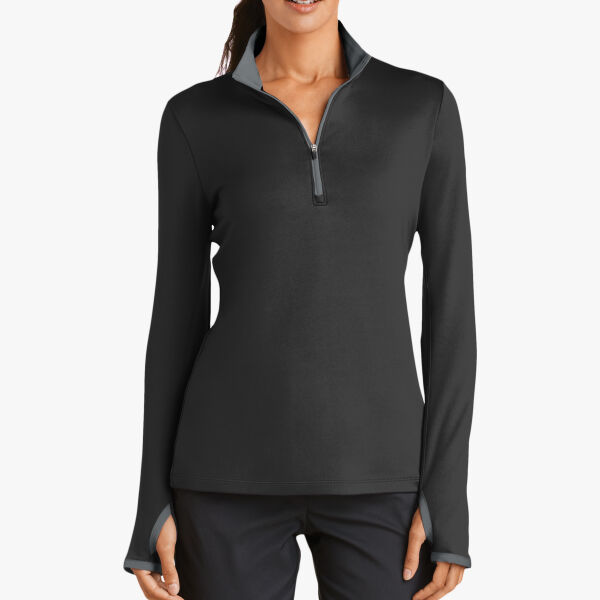 Nike Women's Dri FIT Stretch 1/2 Zip Cover Up 779796 Women's Dri FIT Stretch 1/2 Zip Cover Up Thumbnail