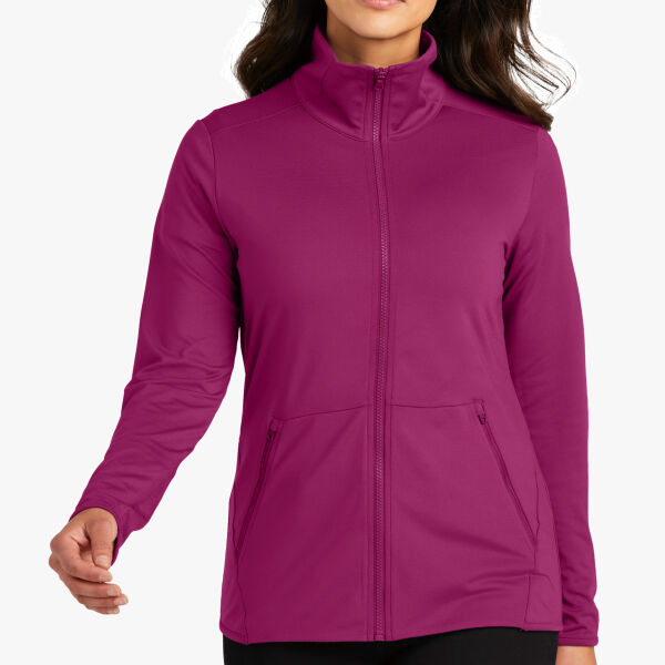Port Authority Women's Accord Stretch Fleece Full Zip LK595 Women's Accord Stretch Fleece Full Zip Thumbnail