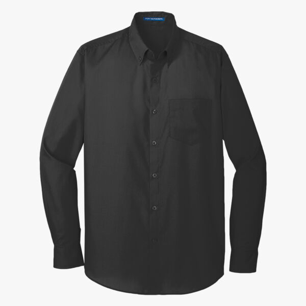 Port Authority Long Sleeve Carefree Poplin Shirt W100 Long Sleeve Carefree Poplin Shirt Thumbnail