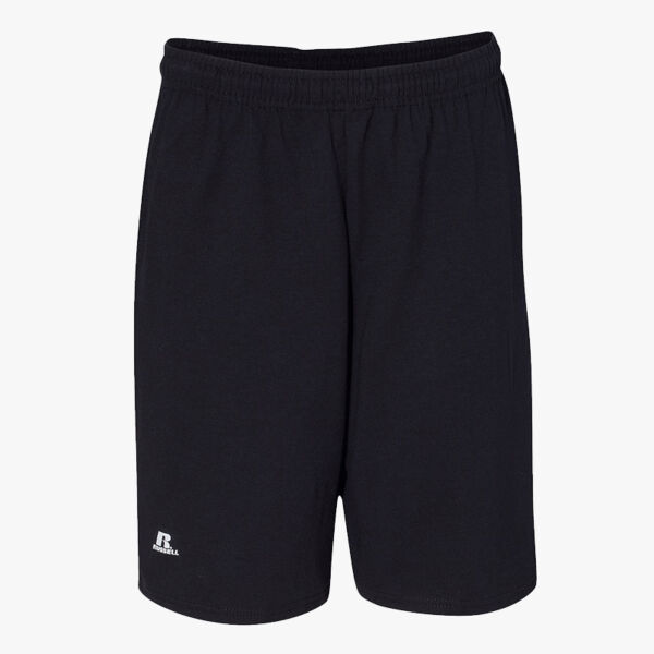 Russell Athletic Cotton Classic Jersey Shorts with Pockets 25843M Cotton Classic Jersey Shorts with Pockets Thumbnail