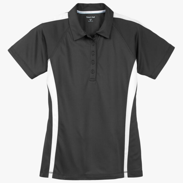 Sport Tek Women's PosiCharge ® Micro Mesh Colorblock Polo LST685 Women's PosiCharge ® Micro Mesh Colorblock Polo Thumbnail
