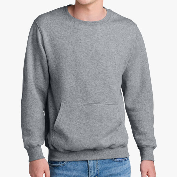 Port & Company Core Fleece Crewneck Pocket Sweatshirt PC78PKT Core Fleece Crewneck Pocket Sweatshirt Thumbnail