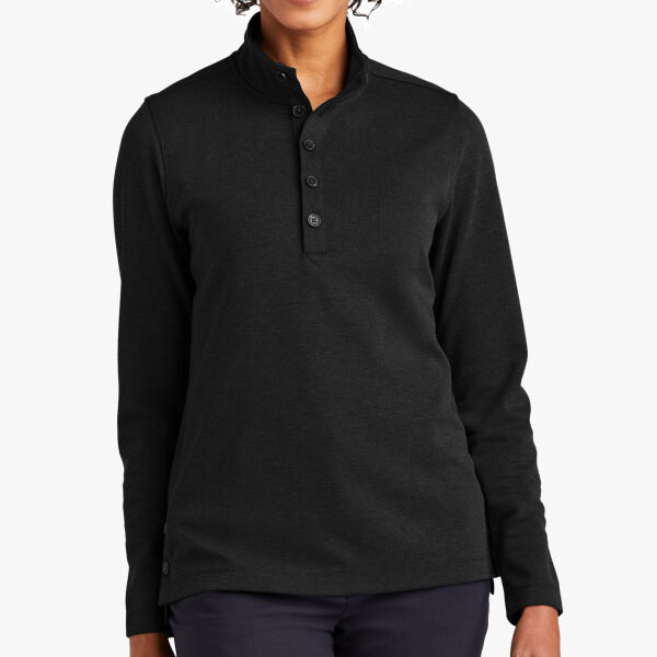 Brooks Brothers Women's Mid Layer Stretch 1/2 Button BB18203 Women's Mid Layer Stretch 1/2 Button Thumbnail