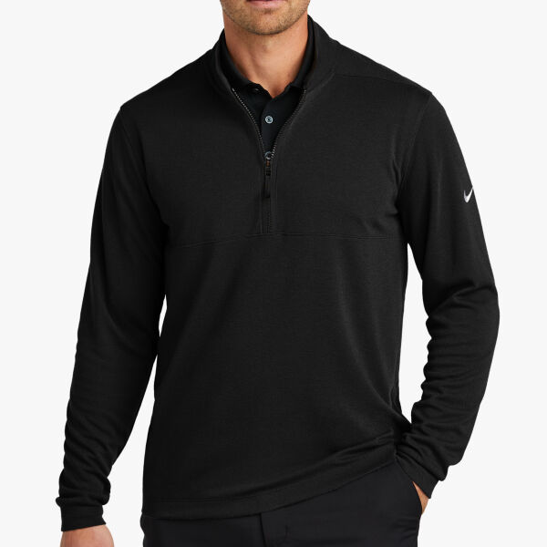 Nike Textured 1/2 Zip Cover Up NKDX6702 Textured 1/2 Zip Cover Up Thumbnail