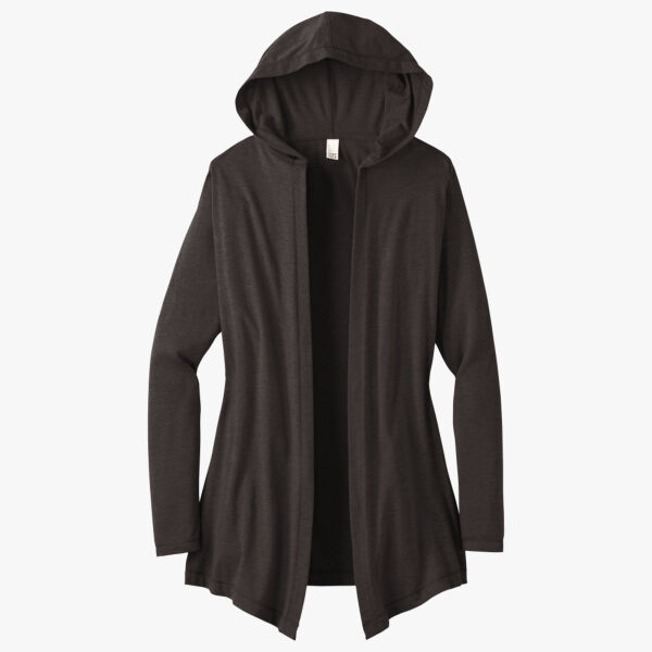 District Women's Perfect Tri ® Hooded Cardigan DT156 Women's Perfect Tri ® Hooded Cardigan Thumbnail