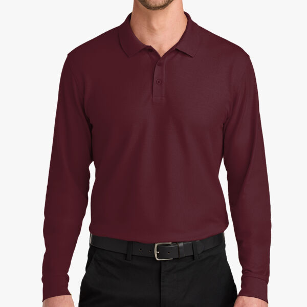Port Authority Wearever Signature Pique Long Sleeve Polo K200LS Wearever Signature Pique Long Sleeve Polo Thumbnail
