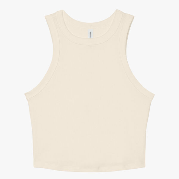 Women's Micro Rib Racer Tank Thumbnail