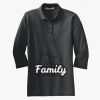 Women's Silk Touch 3/4 Sleeve Polo Thumbnail